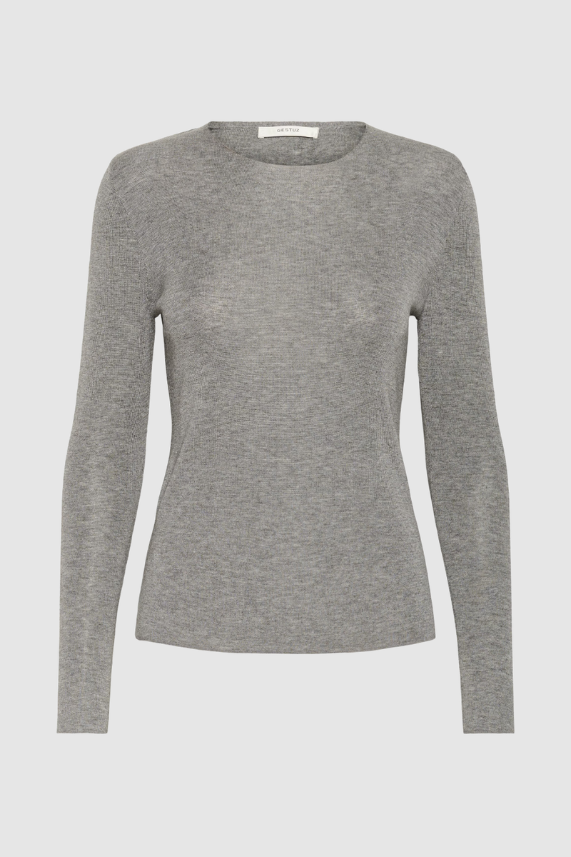 GZasia Pullover, Medium Grey Méla