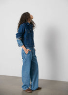 Cleo denim jacket, Mid Blue