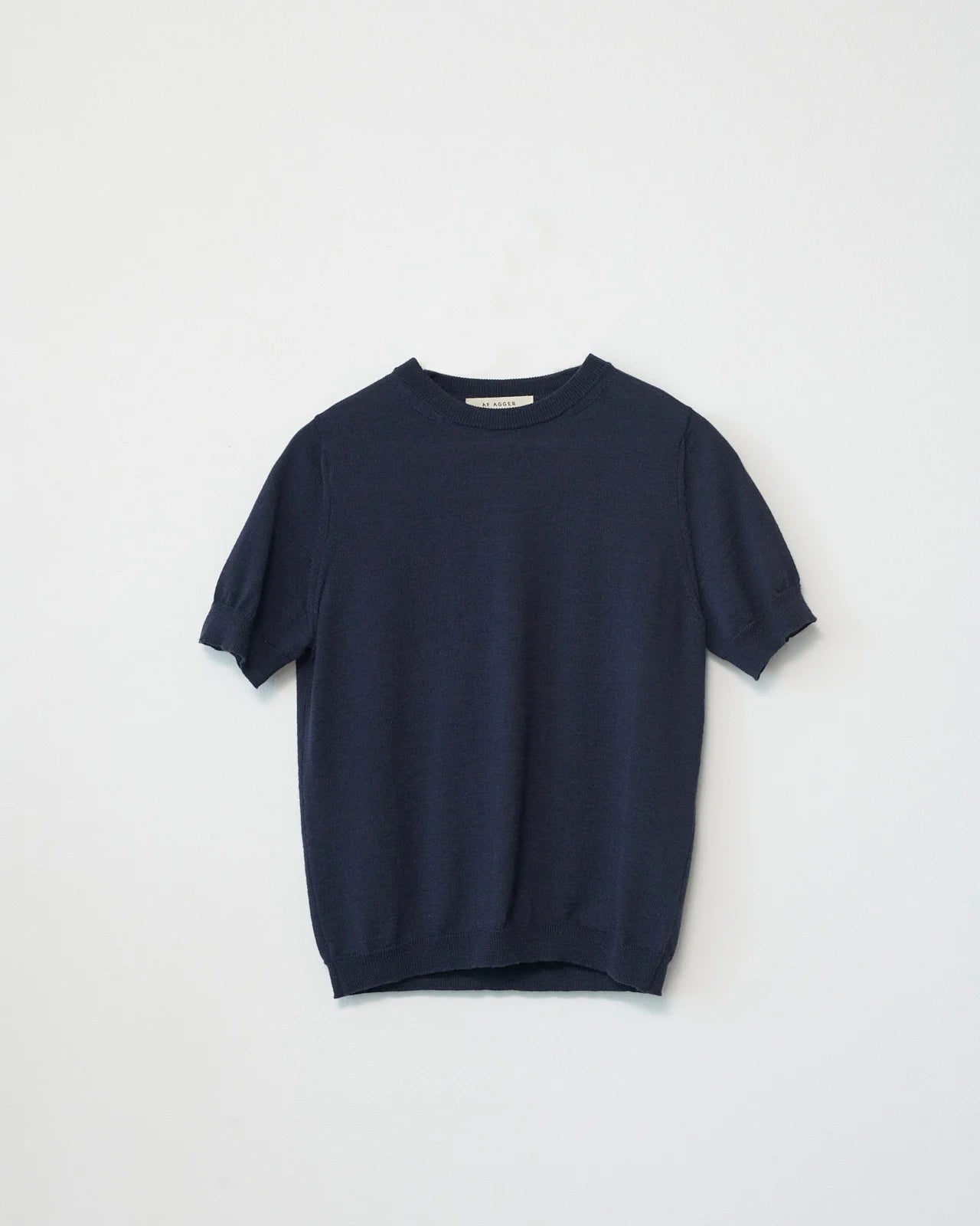 Soft Merino Wool T-shirt, Navy