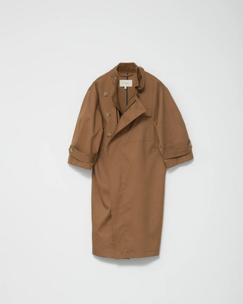 Water resistant Coat, Tobacco