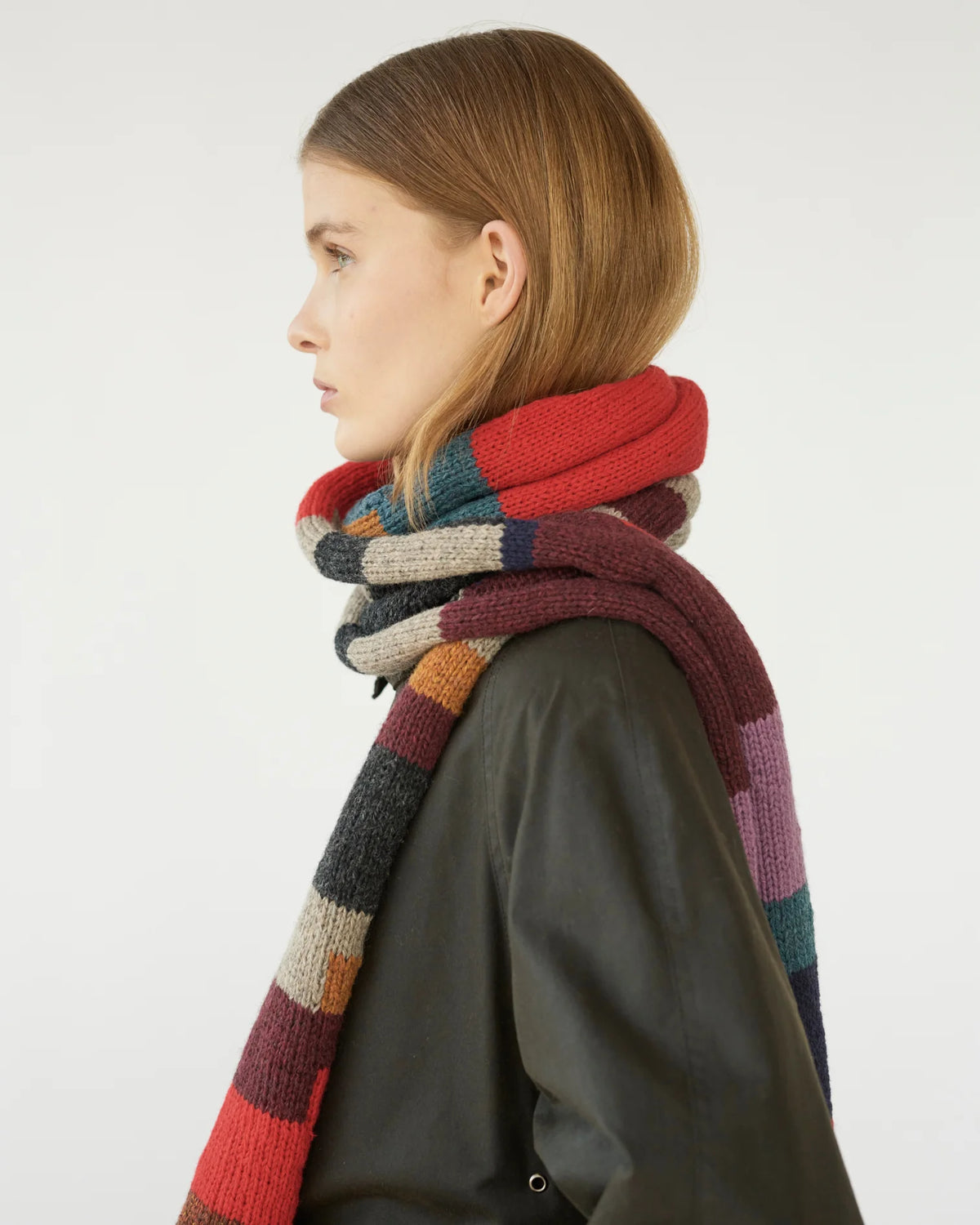 Hand Knit Shetlands Scarf
