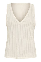 Amelia SL Knit Top, White Sand