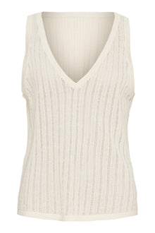 Amelia SL Knit Top, White Sand