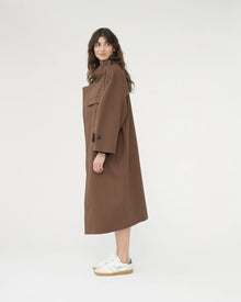 Water resistant Coat, Dusty Brown