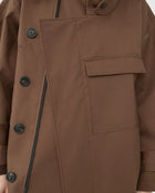 Water resistant Coat, Dusty Brown