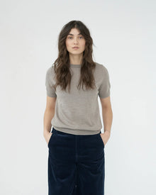 Soft Merino Wool T-shirt, Nature