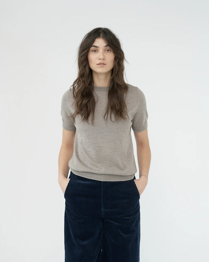 Soft Merino Wool T-shirt, Nature