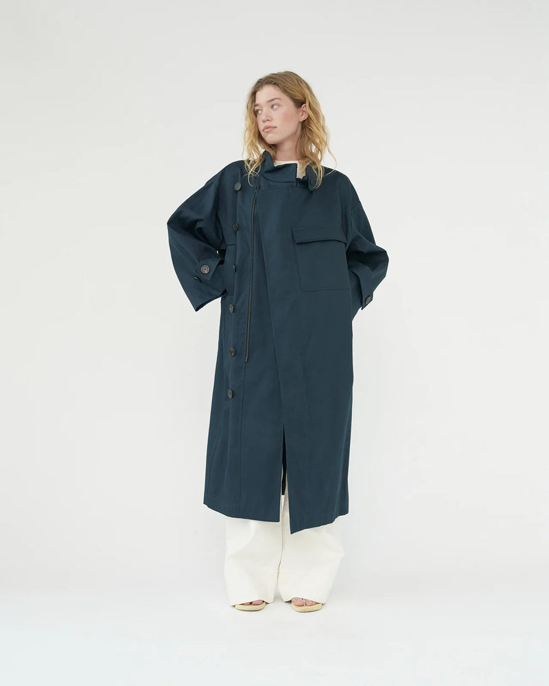 Water resistant Coat, Navy