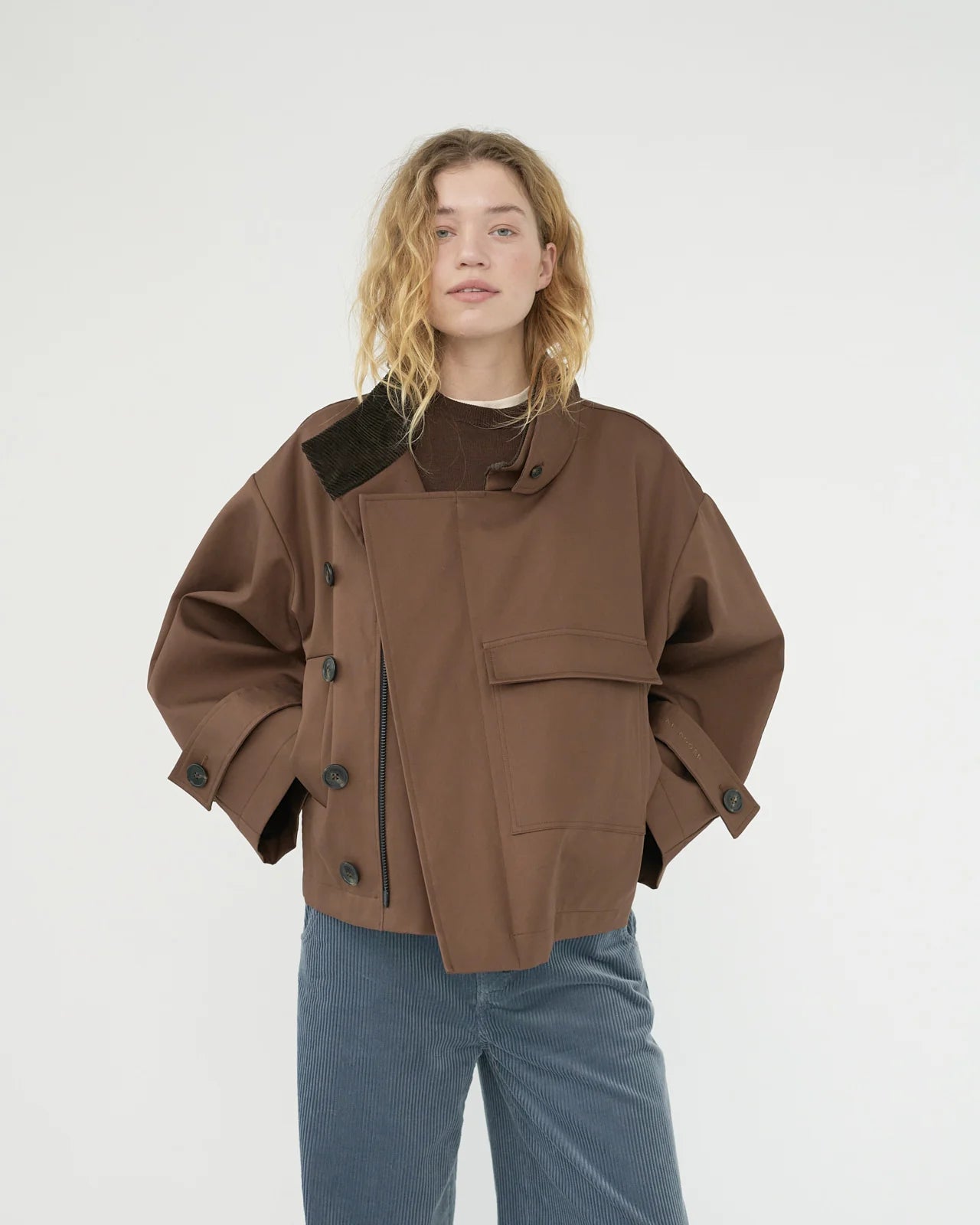 Water resistant Jacket, Dusty Brown