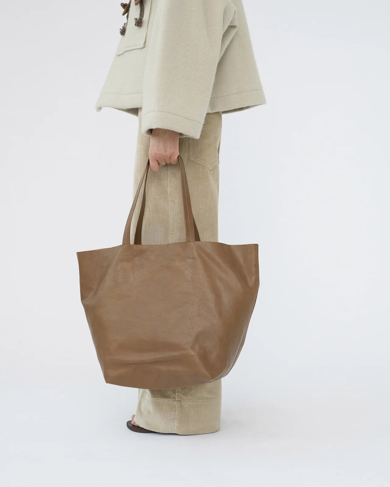 Full Grain Leather Bag, Brown