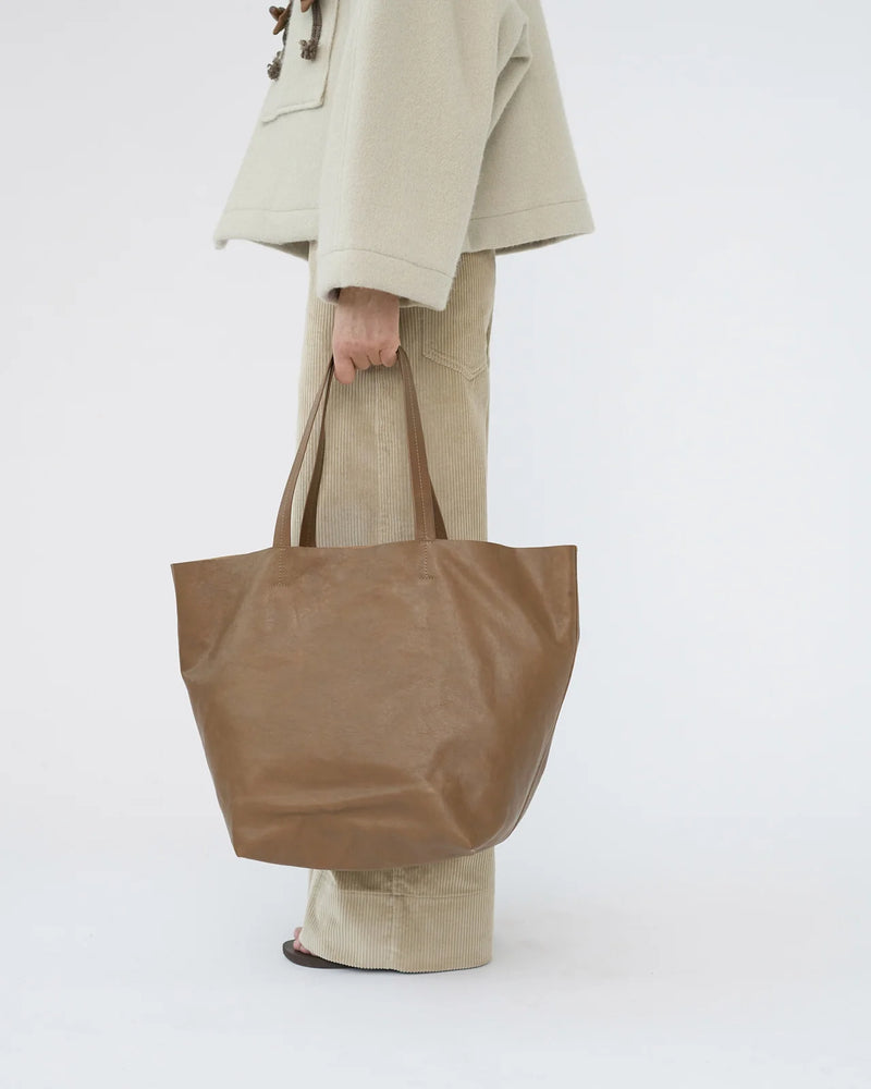 Full Grain Leather Bag, Brown