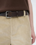 Wide Belt, Dark Brown