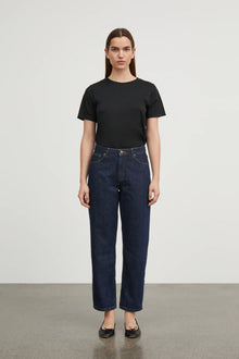 Allison Cropped Jeans, Indigo