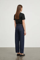 Allison Cropped Jeans, Indigo
