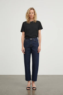 Allison Cropped Jeans, Indigo