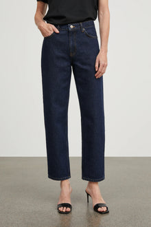 Allison Cropped Jeans, Indigo