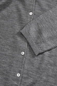 Amethyst Cardigan, grey melange
