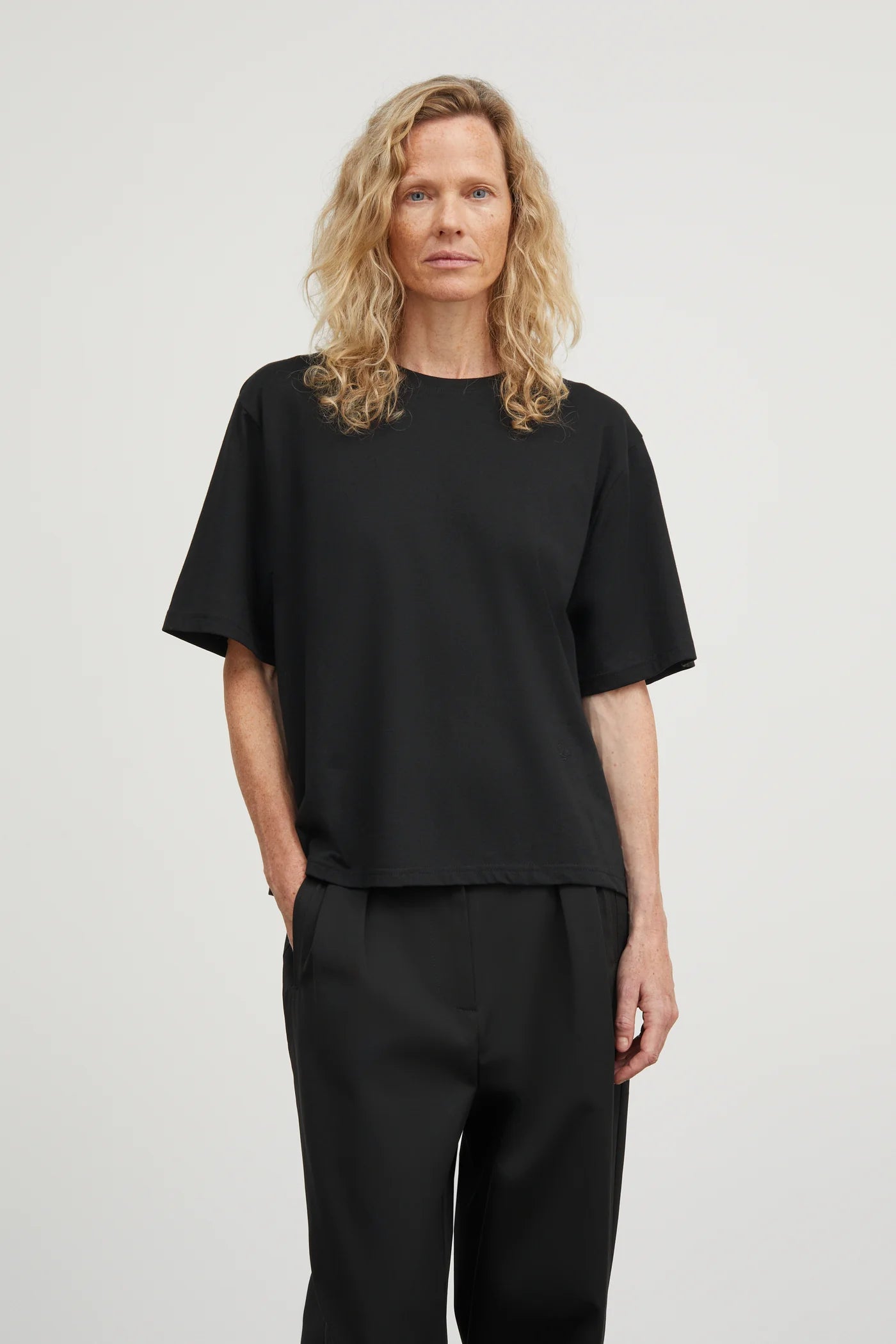 Andy Oversize Tee, Black
