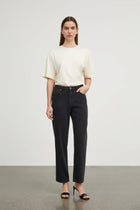 Andy Oversize Tee, Light Cream
