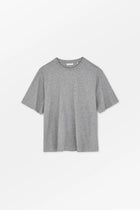 Andy Oversize Tee, Mid Grey Melange