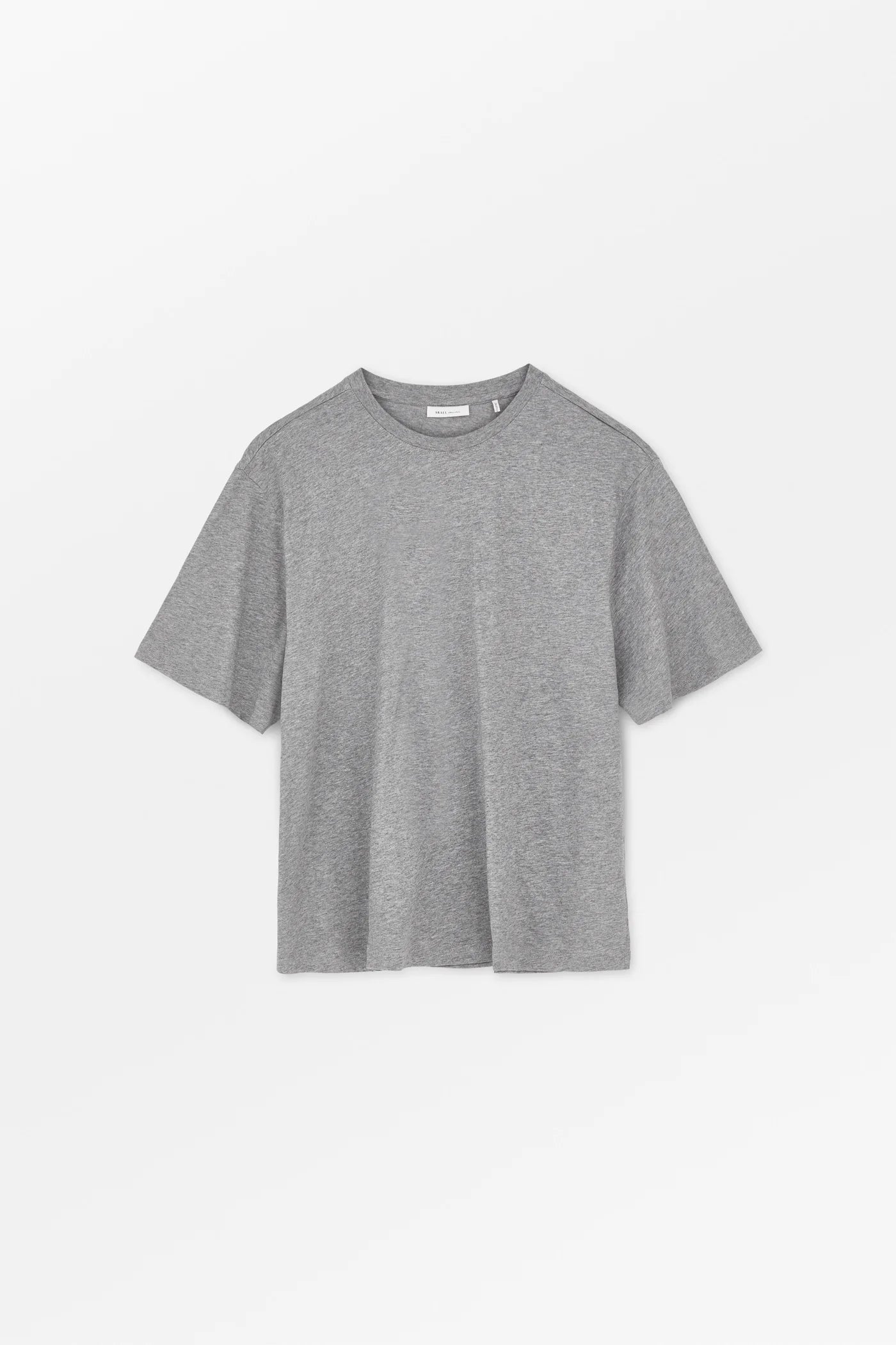 Andy Oversize Tee, Mid Grey Melange