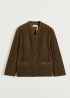 Angela jacket corduroy, Bark