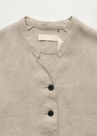 Angela Jacket Heavy Linen, Pure Natural