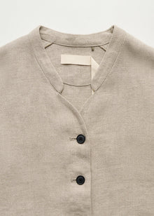 Angela Jacket Heavy Linen, Pure Natural