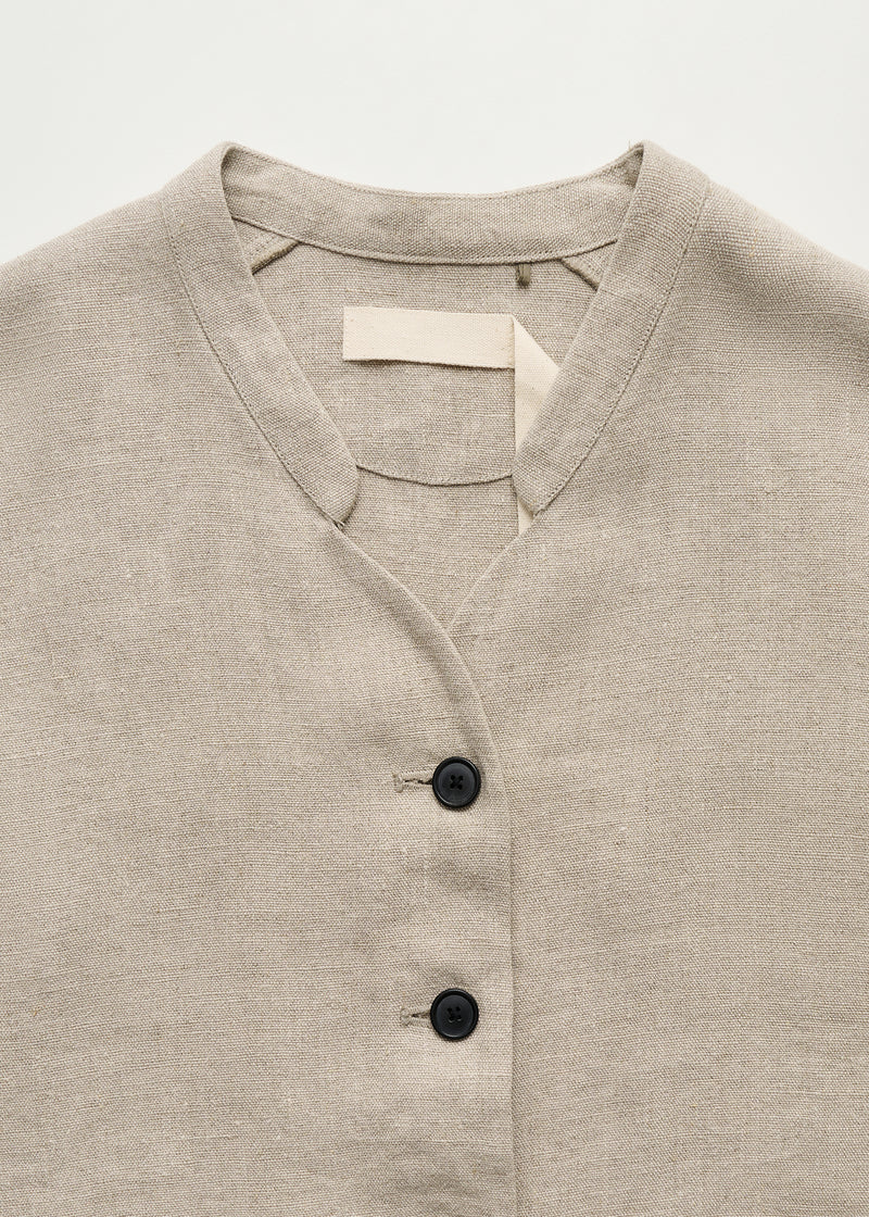 Angela Jacket Heavy Linen, Pure Natural