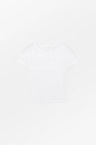 Anna Cap Sleeve tee, Optic White