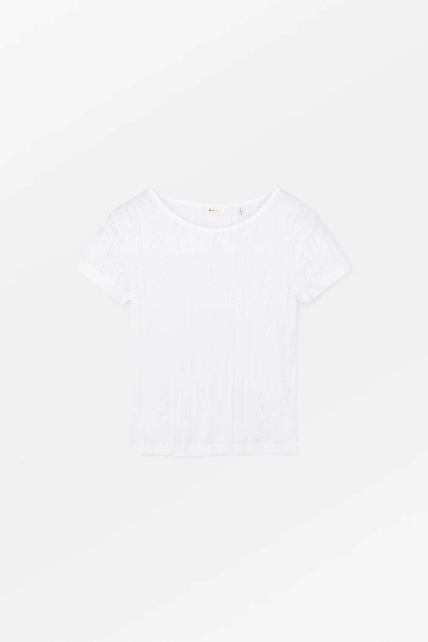 Anna Cap Sleeve tee, Optic White