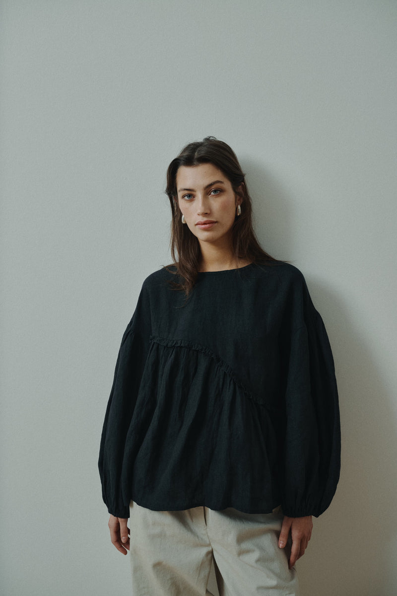 Kaya blouse, Black