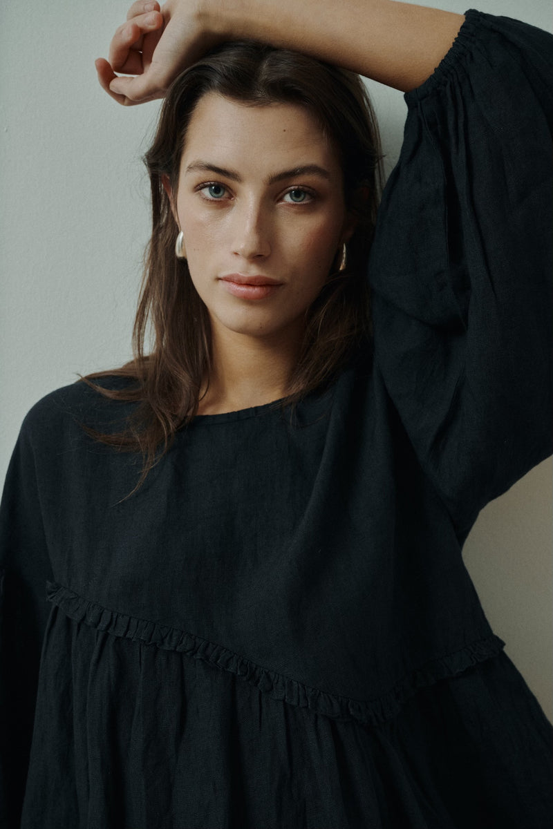 Kaya blouse, Black