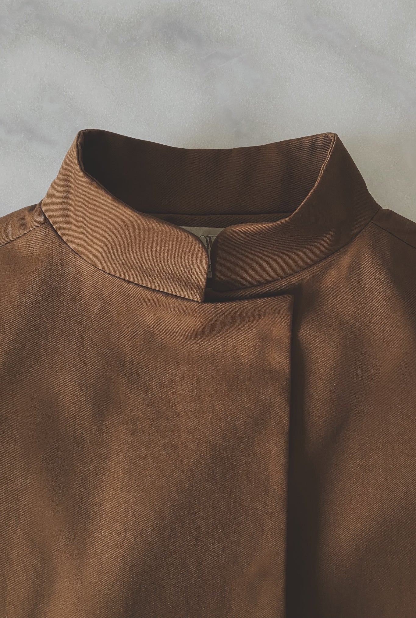 Short Mok Coat, Chocolate brown