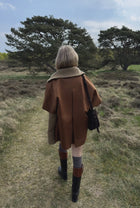 Short Mok Coat, Chocolate brown