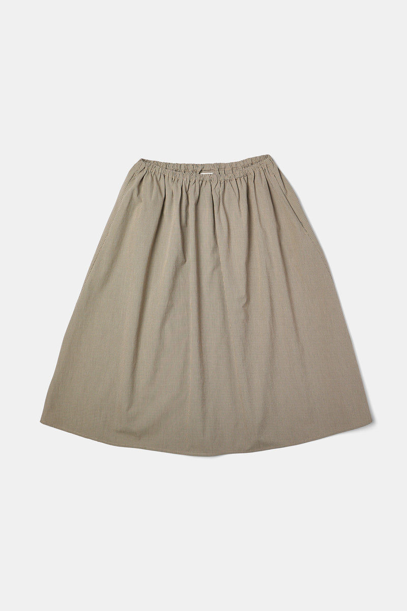 Bianca HW Below Knee Skirt, Check