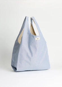 Bag striped medium, Mix Blue Boy