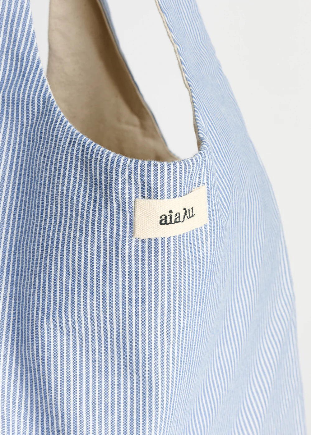 Bag striped medium, Mix Blue Boy