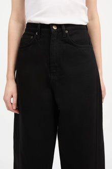 Bille Barrel Jeans, Black