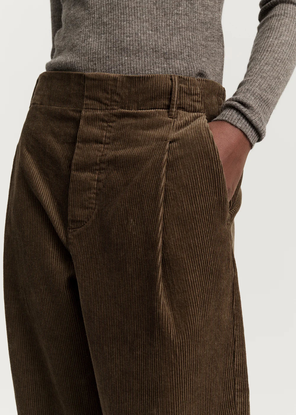 Billy pant corduroy, Bark