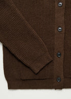Bine Cardigan, Dark Brown