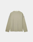 Oversize Long Sleeve Polo, Laurel Oak