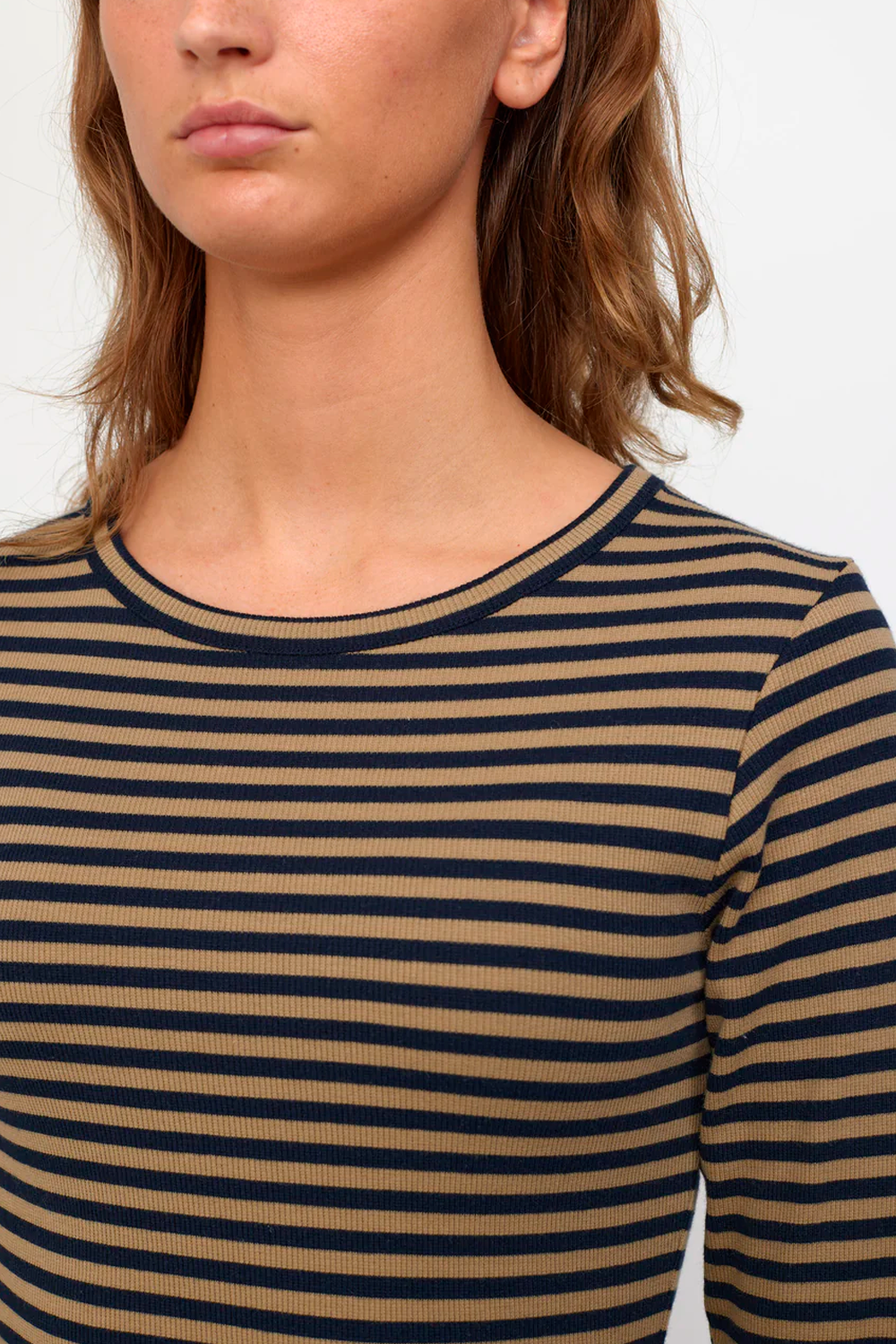 Blossom Stripe Long Sleeve, Kelp