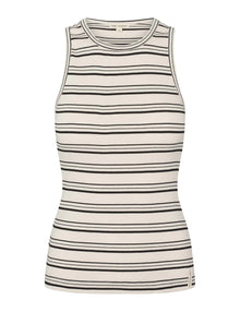 Blossom Tank Top, Black Stripe