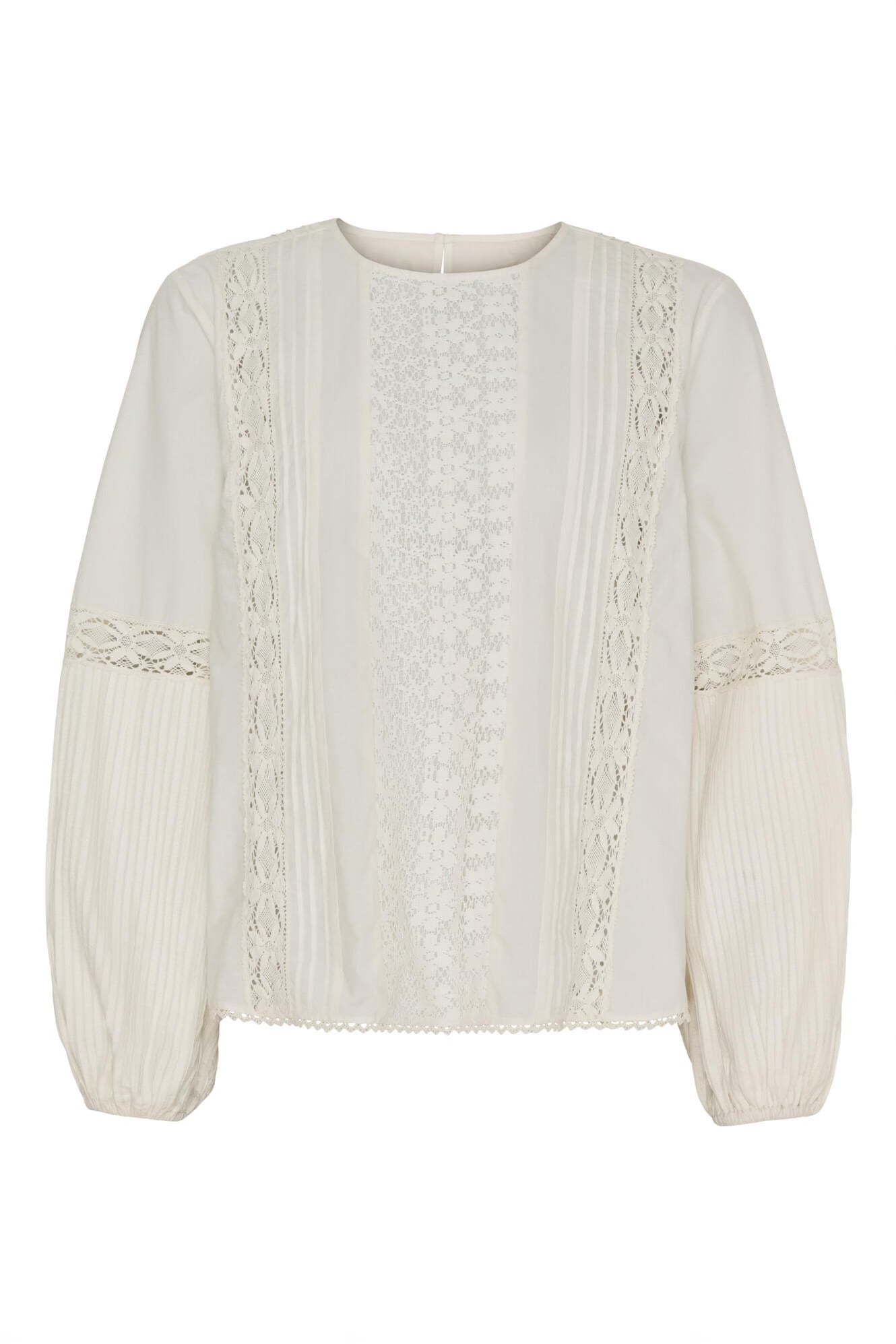 Jasmin LS Blouse, White Sand