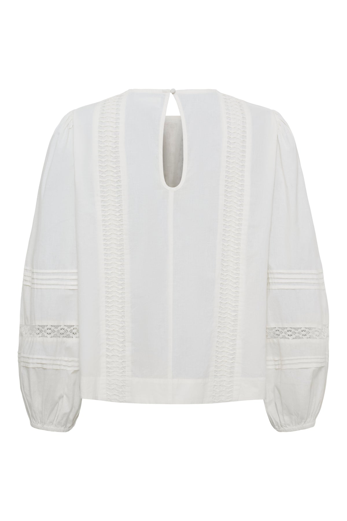 Clover ls blouse, White Sand