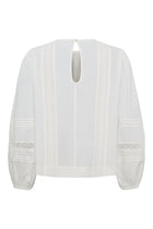 Clover ls blouse, White Sand