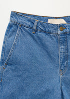 Carlo Denim Shorts, Clear Blue