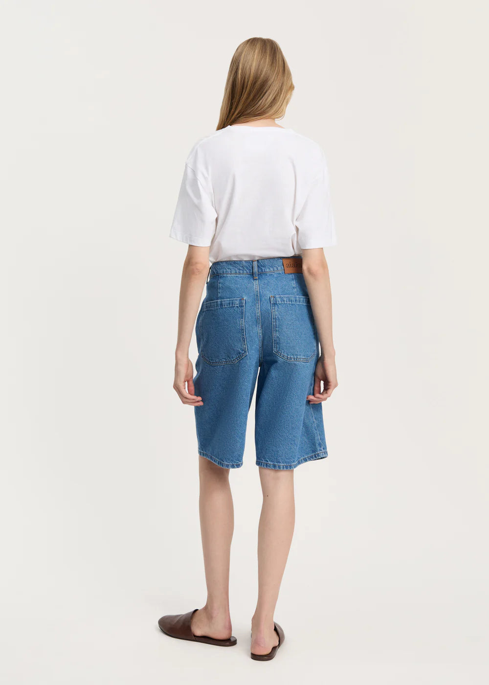Carlo Denim Shorts, Clear Blue