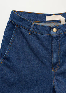 Carlo Denim Shorts, Mid Blue
